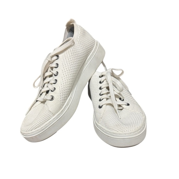 Eileen Fisher white sneakers size 9. Classic neutral minimalist quiet luxury - Picture 6 of 8